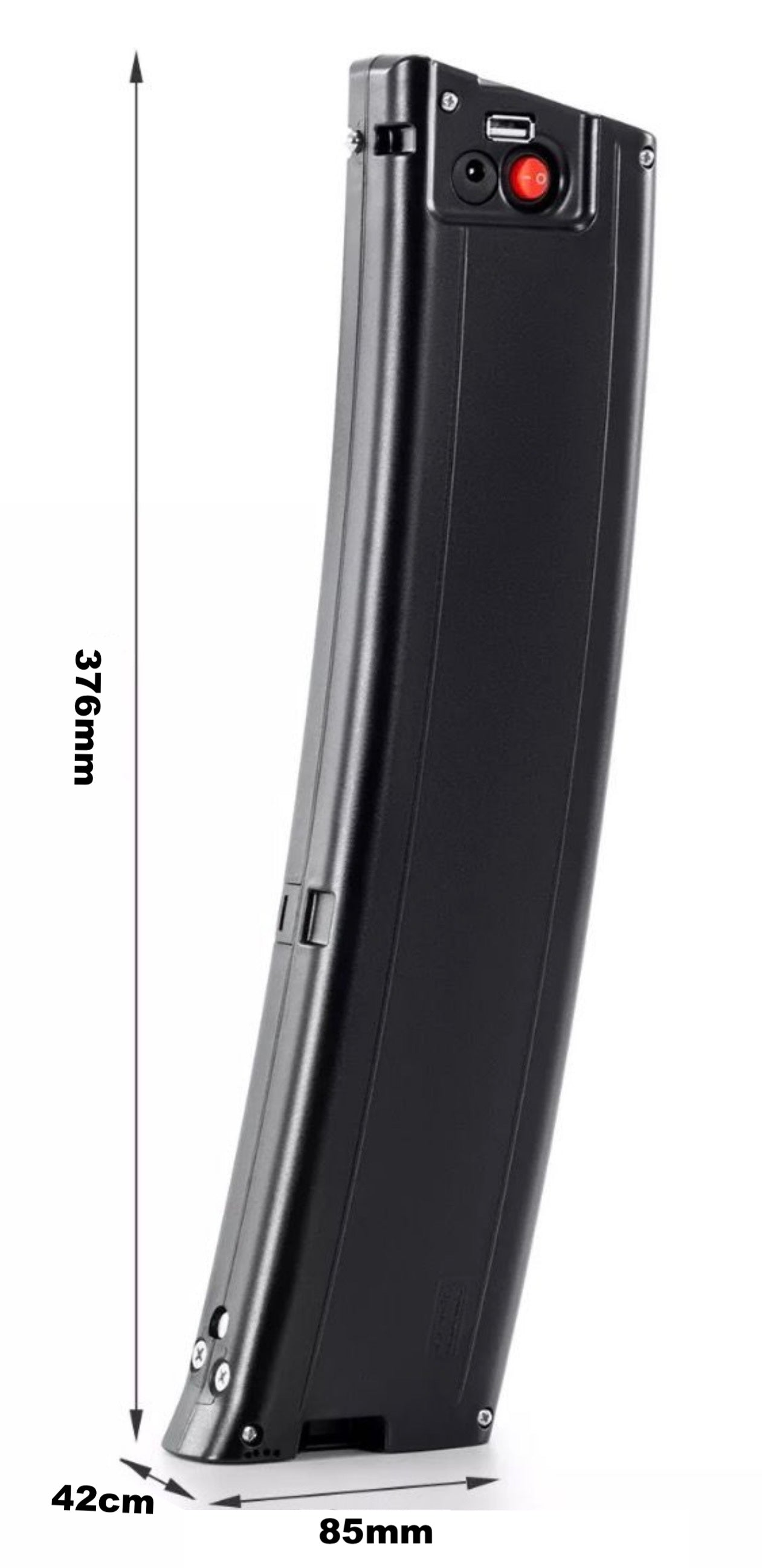 36V 12ah Ebike Li-ion 2 Pin Tube Battery for Reention Rapier lR lll,Cross City 2 Pin With 2a charger