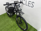 Carrera Valour Disc electric bike 72v 3000 Watts mtx Lithium🔋 Silver Edition With Double Shoulder Forks