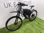 Carrera Valour Disc electric bike 72v 3000 Watts mtx Lithium🔋 Silver Edition With Double Shoulder Forks