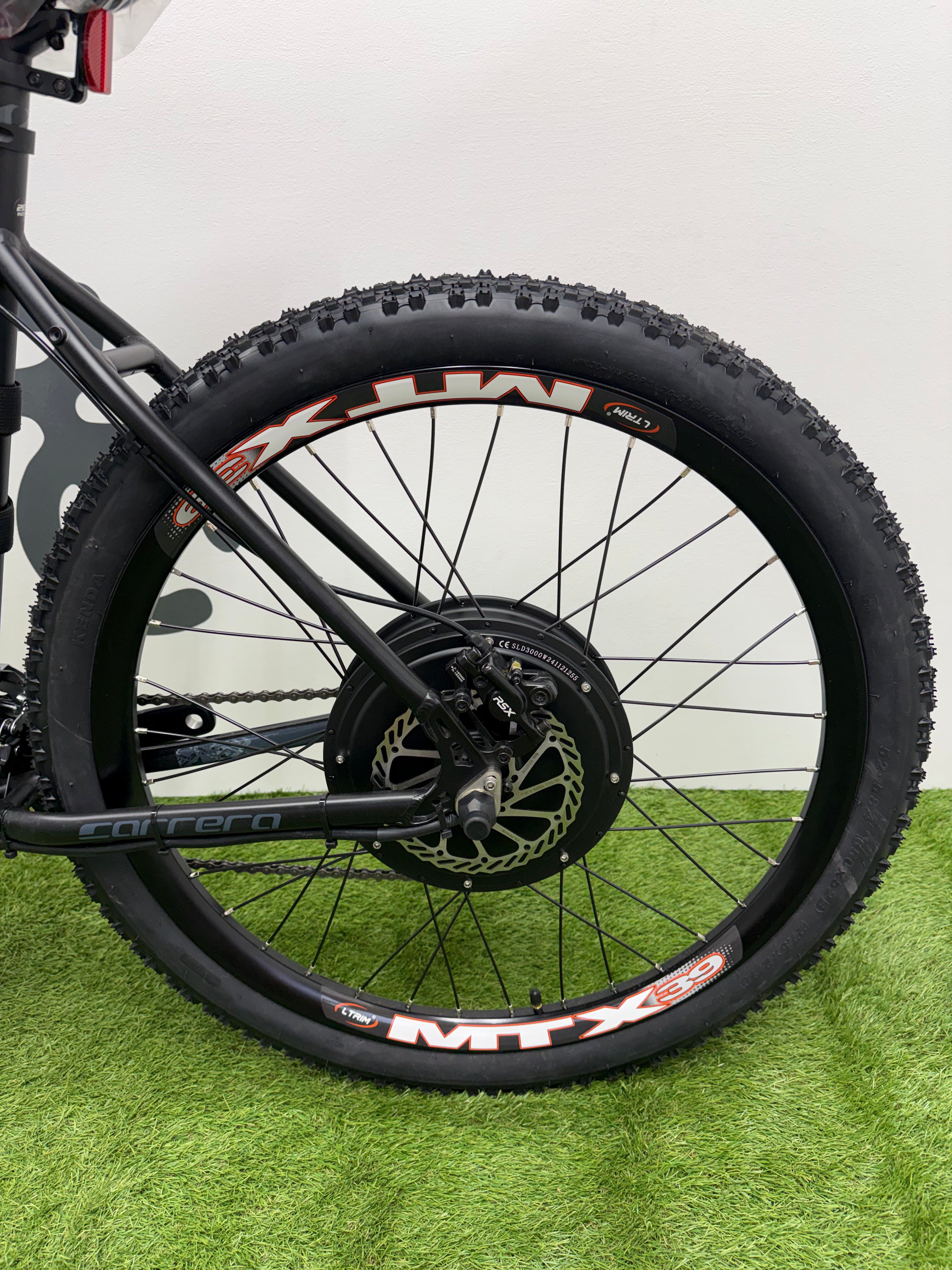 Carrera Vengeance electric bike 72v 3000 Watts mtx Lithium🔋  Black Edition
