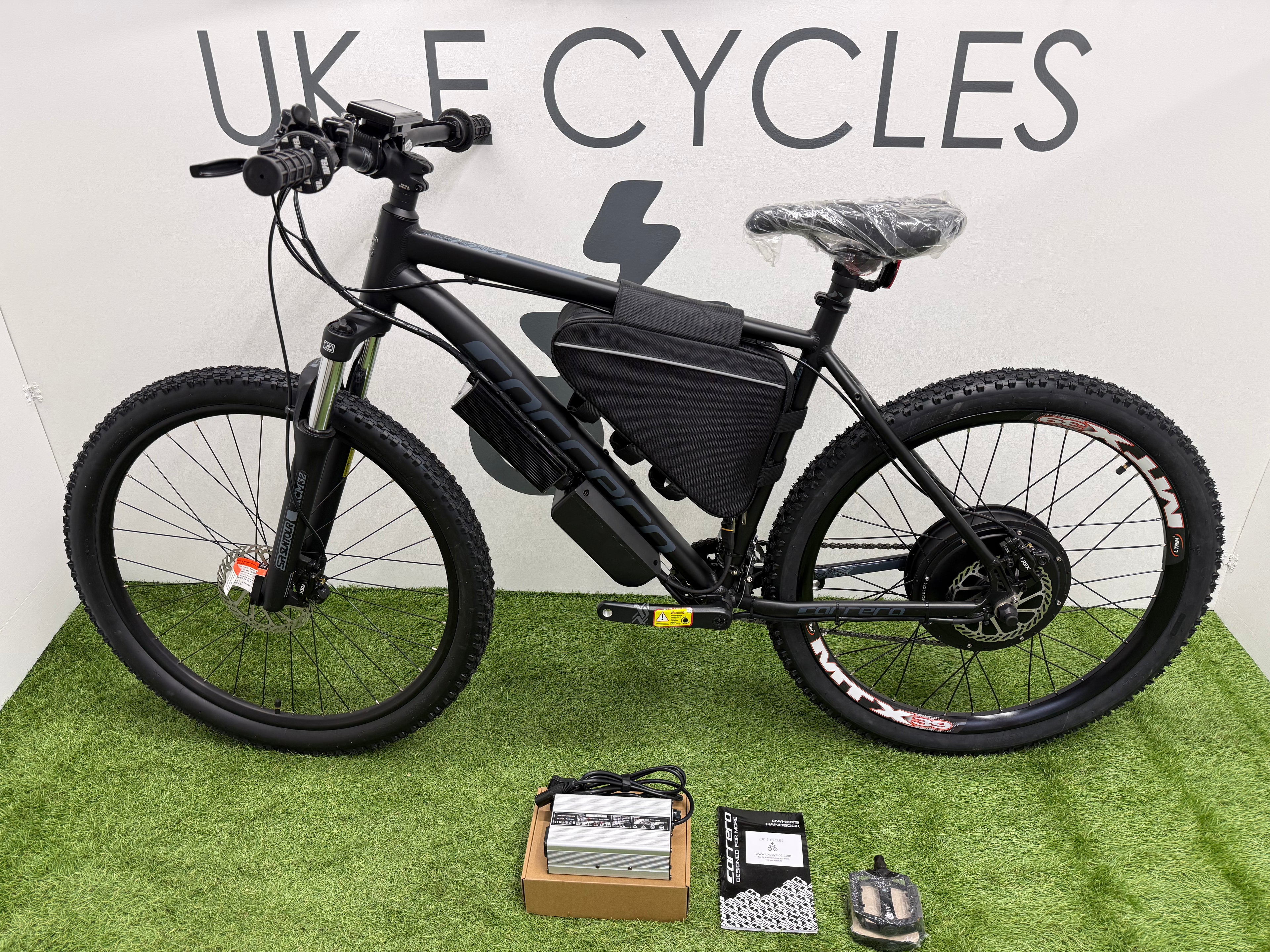 Carrera Vengeance electric bike 72v 3000 Watts mtx Lithium🔋  Black Edition