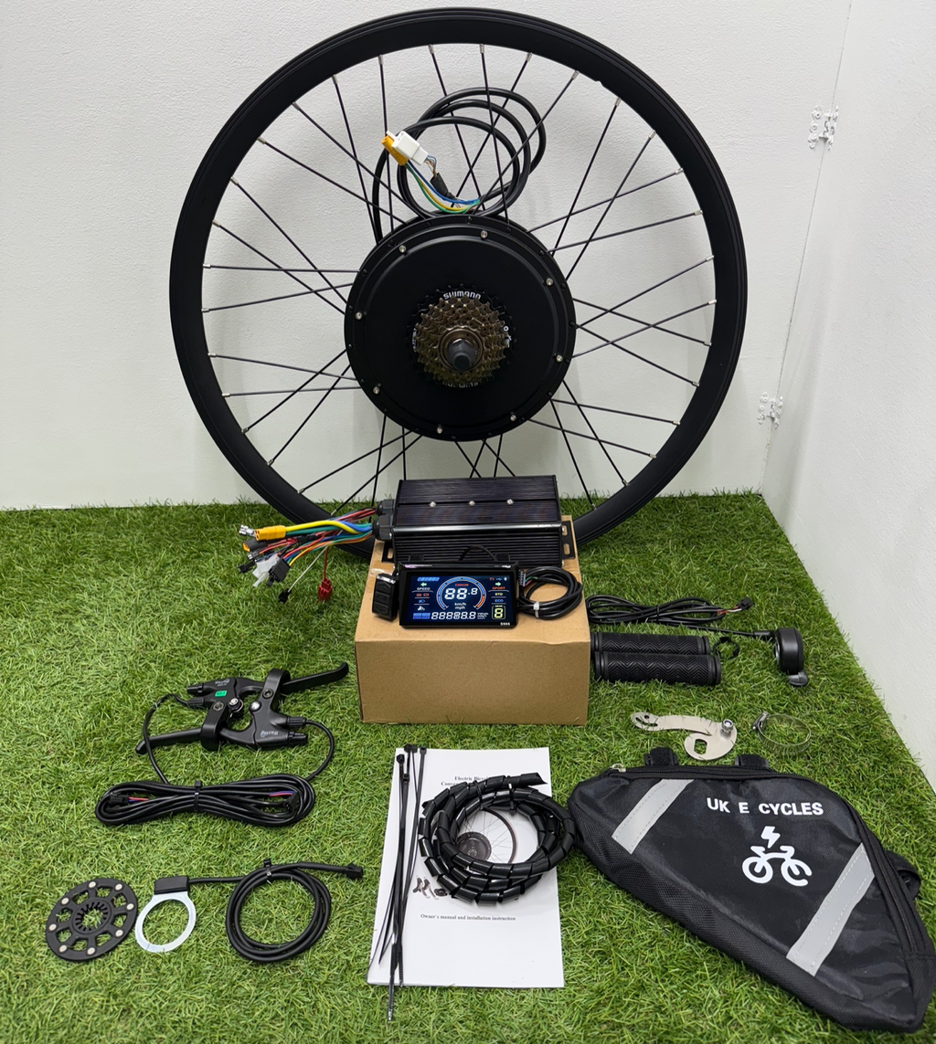 48V/52V 45Amp 2000W Electric Bike Conversion Ebike Kit sw900 Colour Display 27.5/29 inch