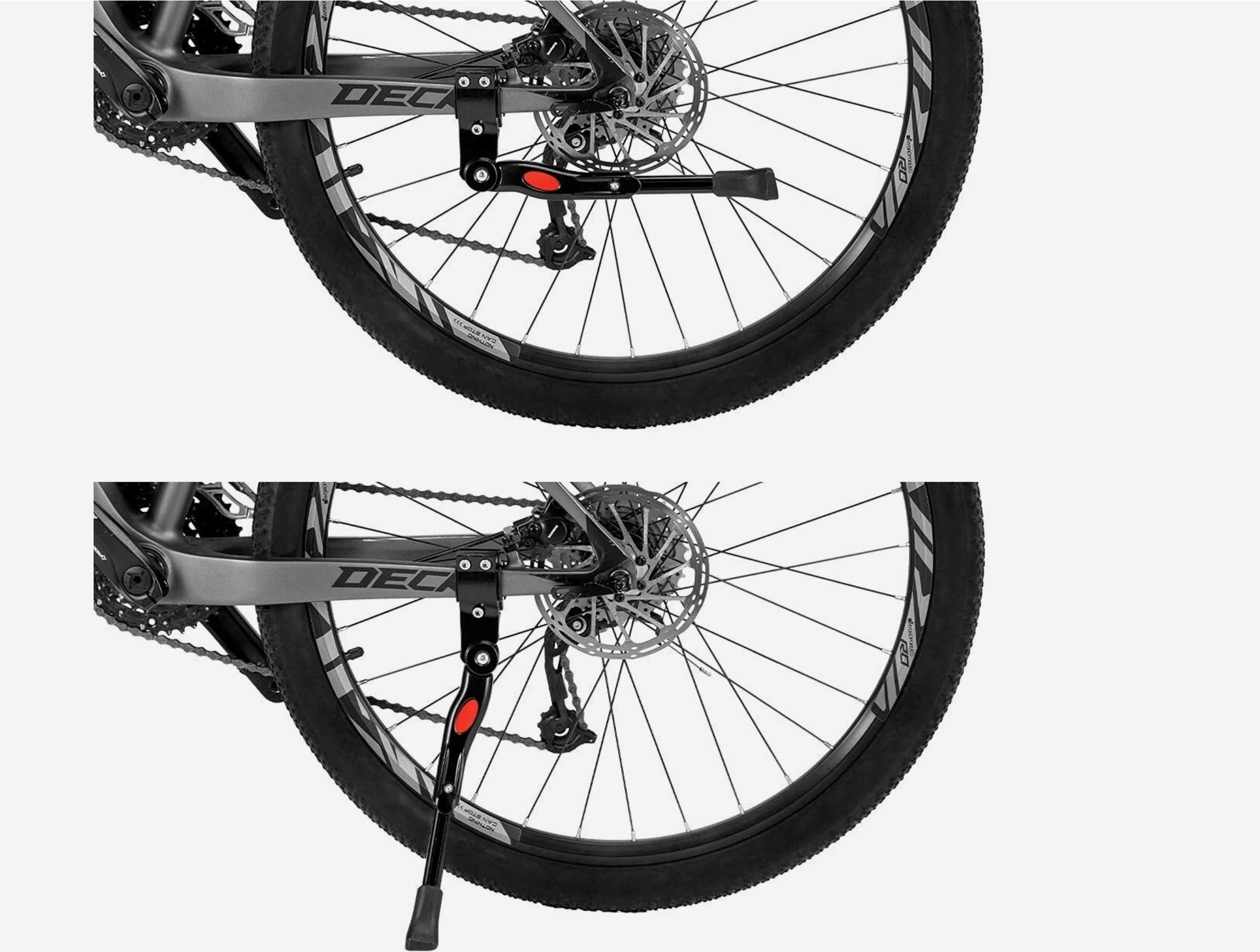 Heavy Duty Bike Bicycle Prop Side Rear Kick Stand Adjustable Black