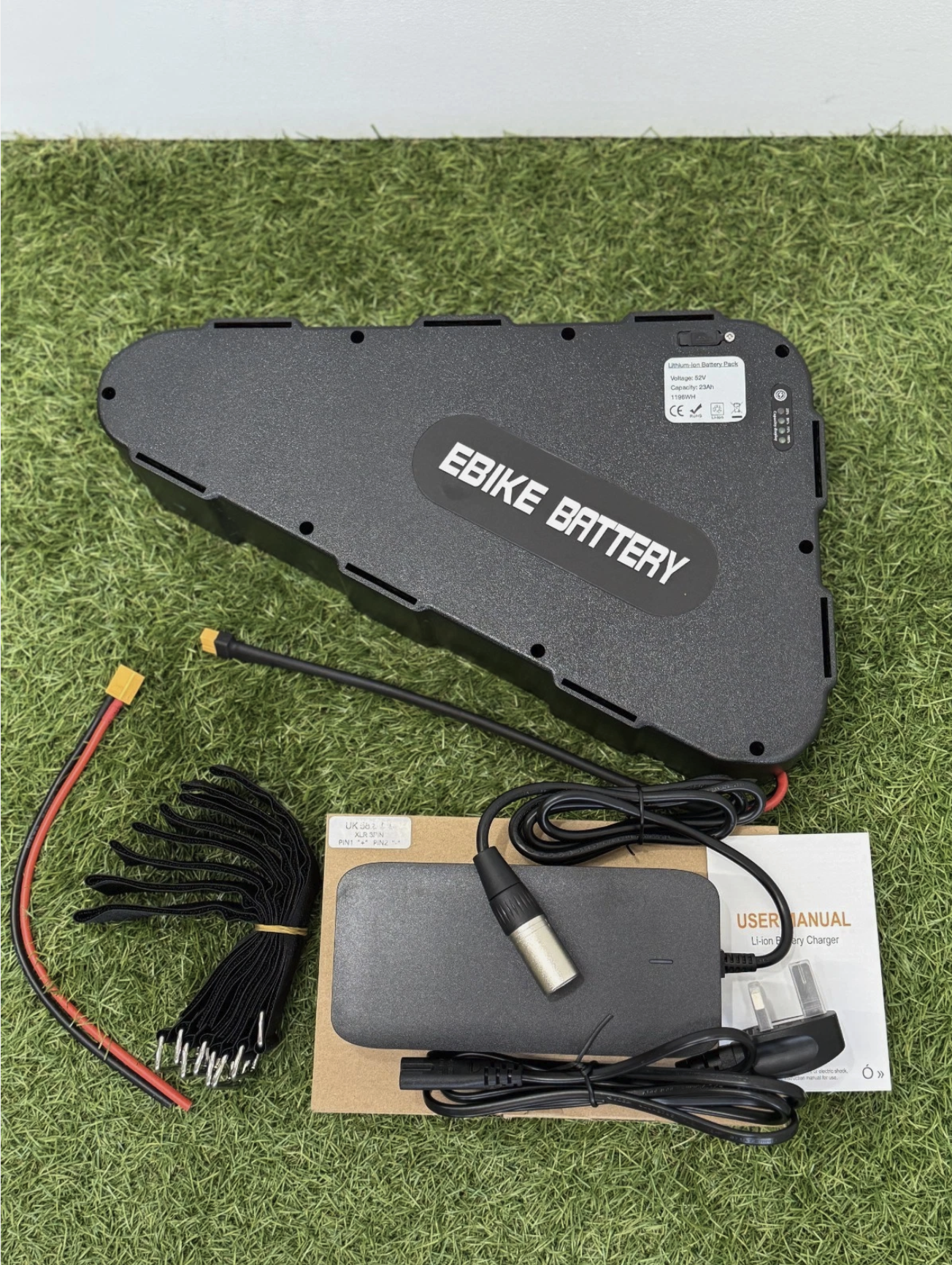 52v 23ah Li-ion Ebike Battery Electric Bike with 3a charger