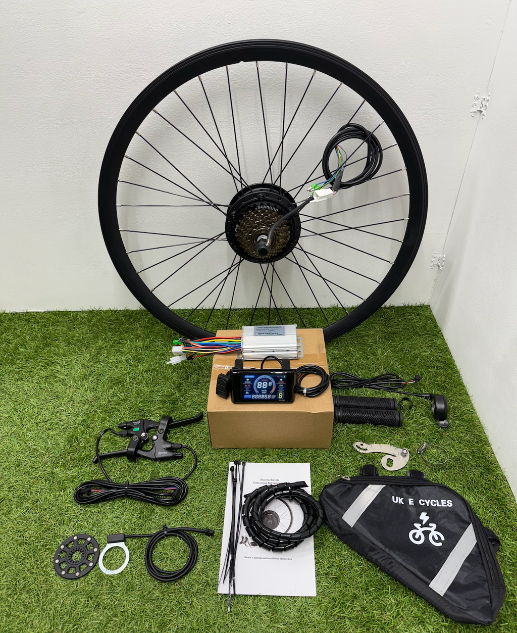 250w kit 20”/26”/27.5”/29” 36V/48V Ebike Conversion Kit Rear Wheel Colour LCD Display