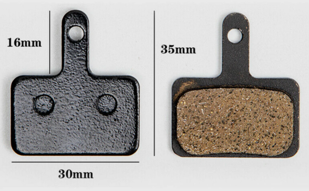Semi Metallic Resin Bike Brake Pads Disc Mountain MTB Ebike Brake Pads Pair