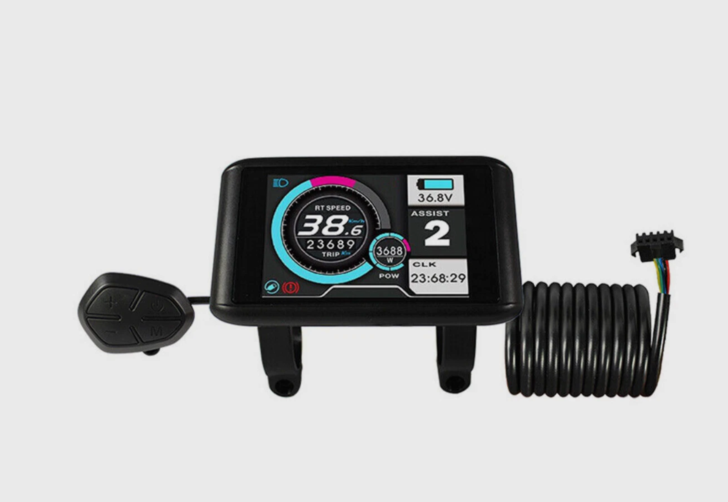 Electric Bike UKC1 Colorful Display LCD Display Panel SM Plug 24v-72v