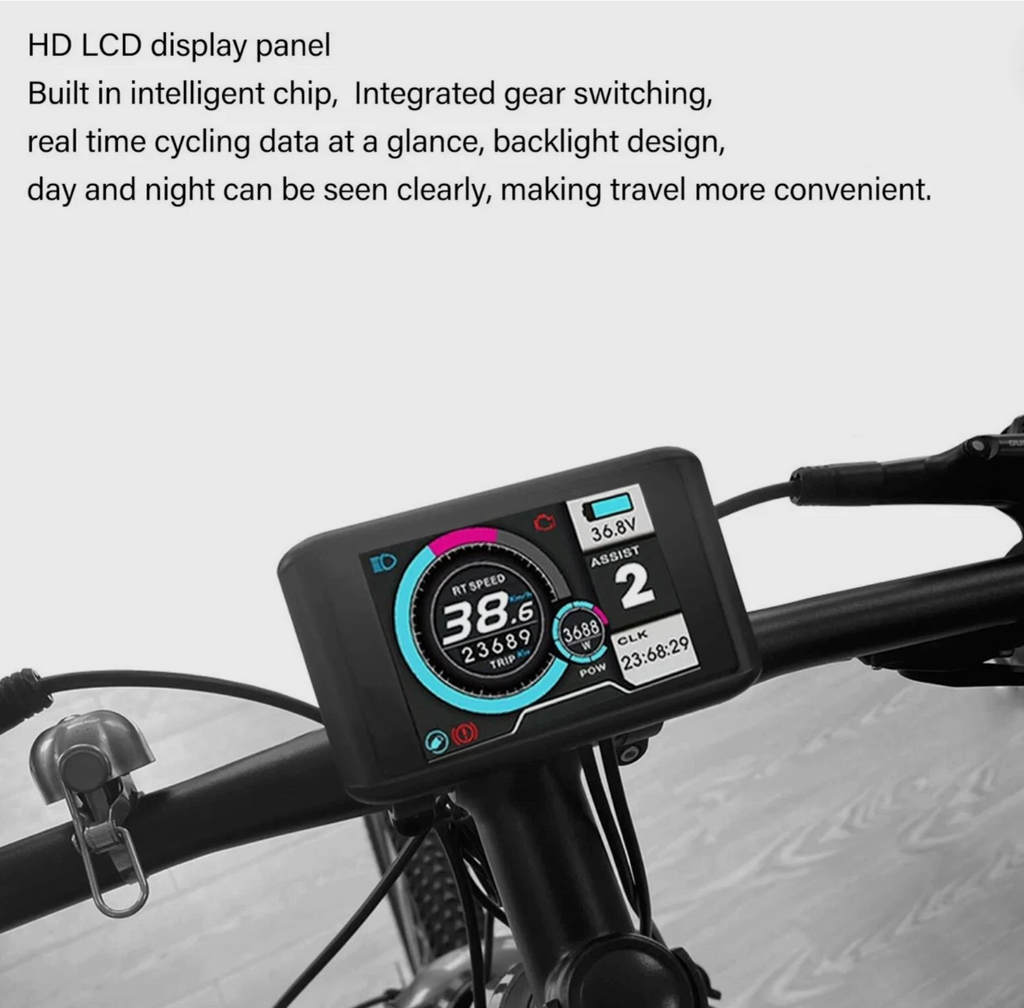 Electric Bike UKC1 Colorful Display LCD Display Panel SM Plug 24v-72v