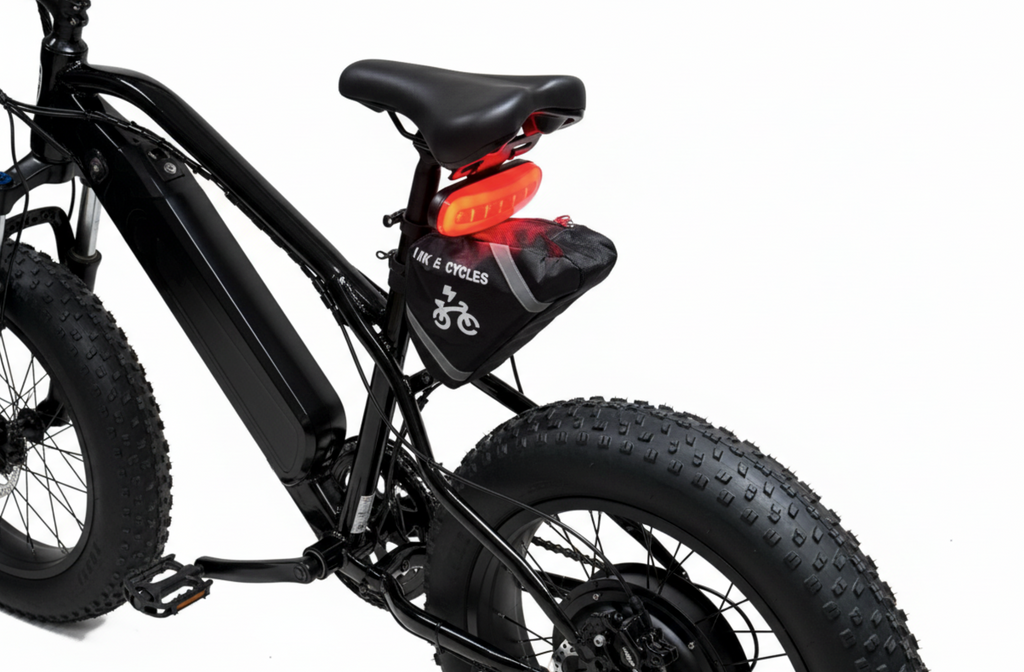 E-bike Front Rear Lights LED With Horn 24/52V Electric Bike Light Set