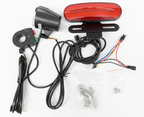 E-bike Front Rear Lights LED With Horn 24/52V Electric Bike Light Set