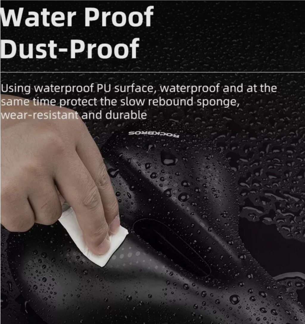 ROCKBROS Bike Saddle Hollow Breathable Soft MTB Road Shock Absorption Seat