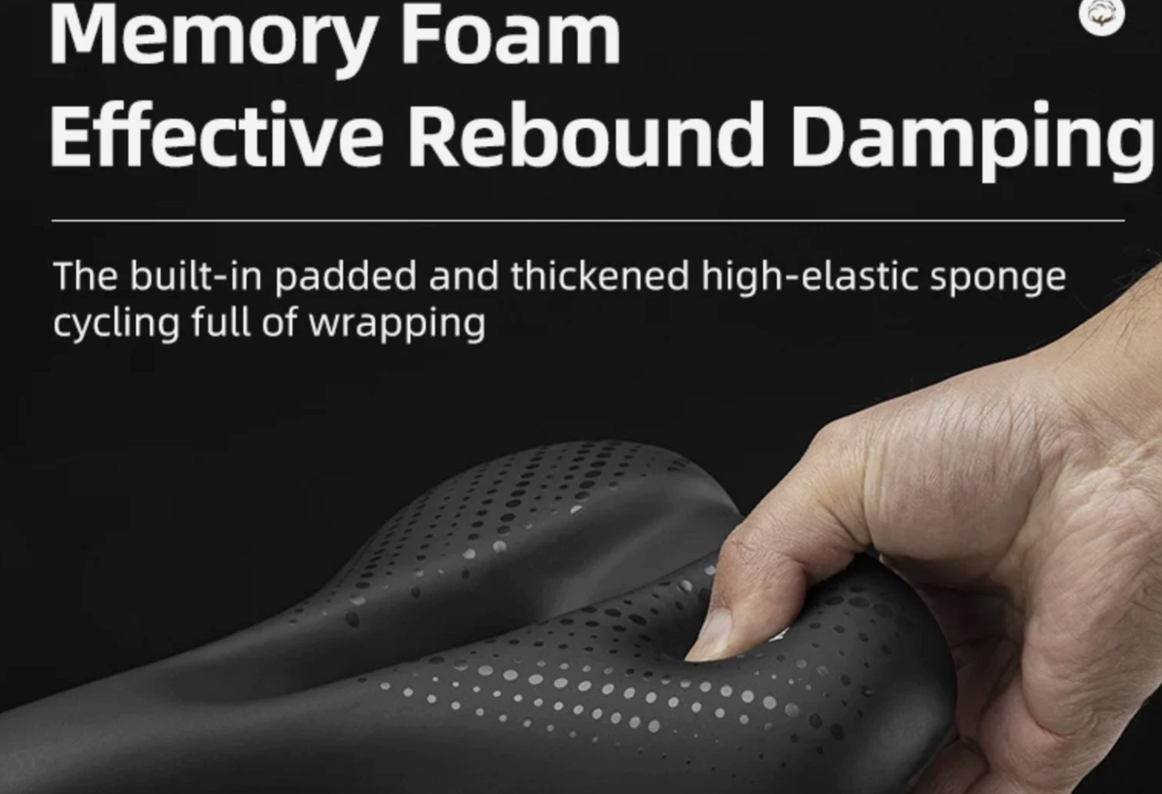 ROCKBROS Bike Saddle Hollow Breathable Soft MTB Road Shock Absorption Seat