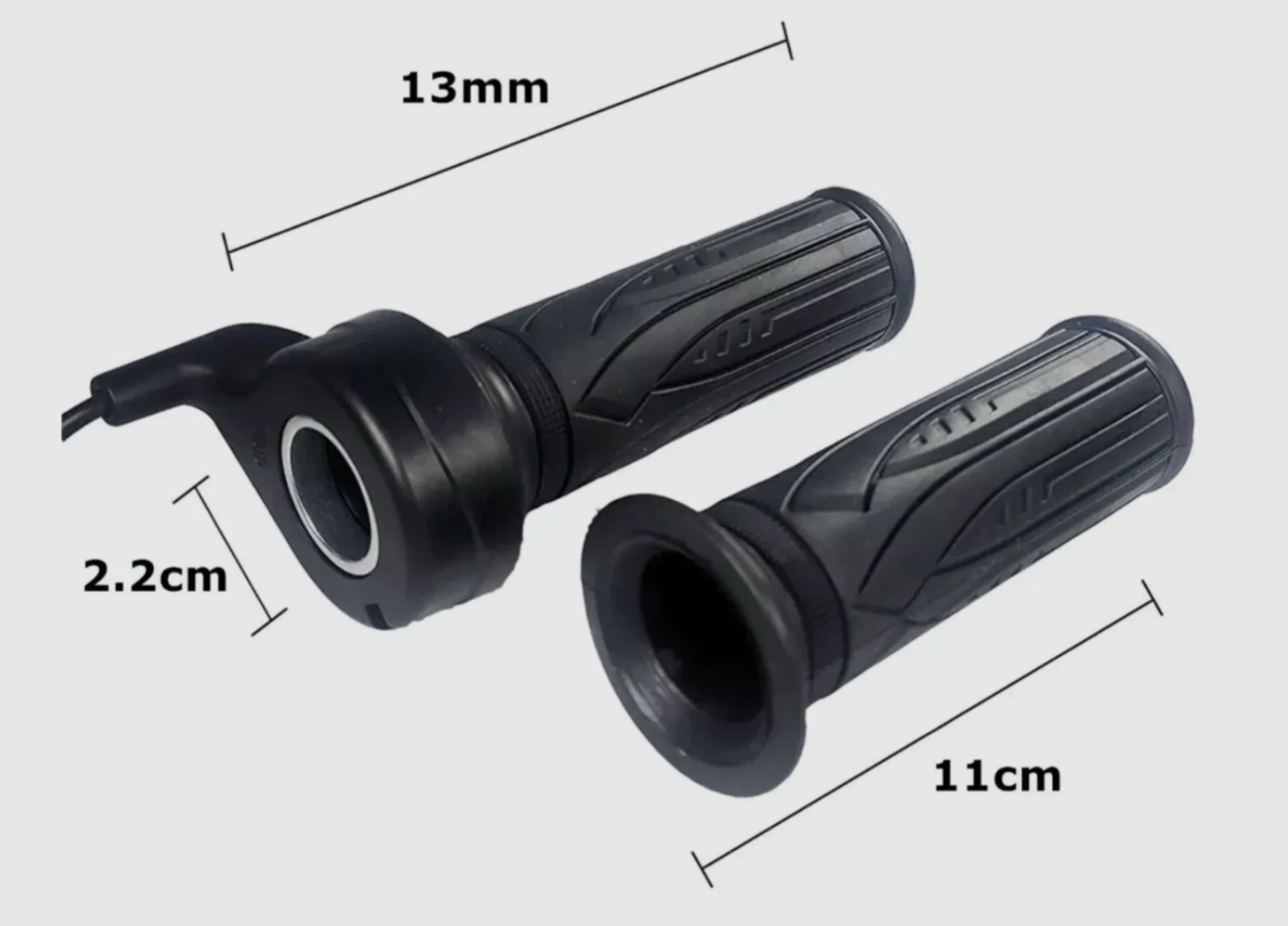 Electric bike/Scooter/Ebike Full Twist Throttle 12v/24v/36v/48v 3pin sm plug