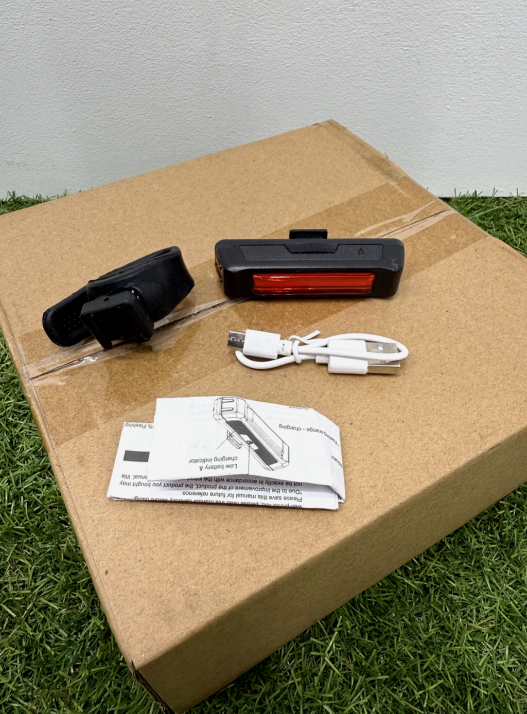 Bicycle Front and Rear Lights with Horn USB Rechargeable Bike Headlights