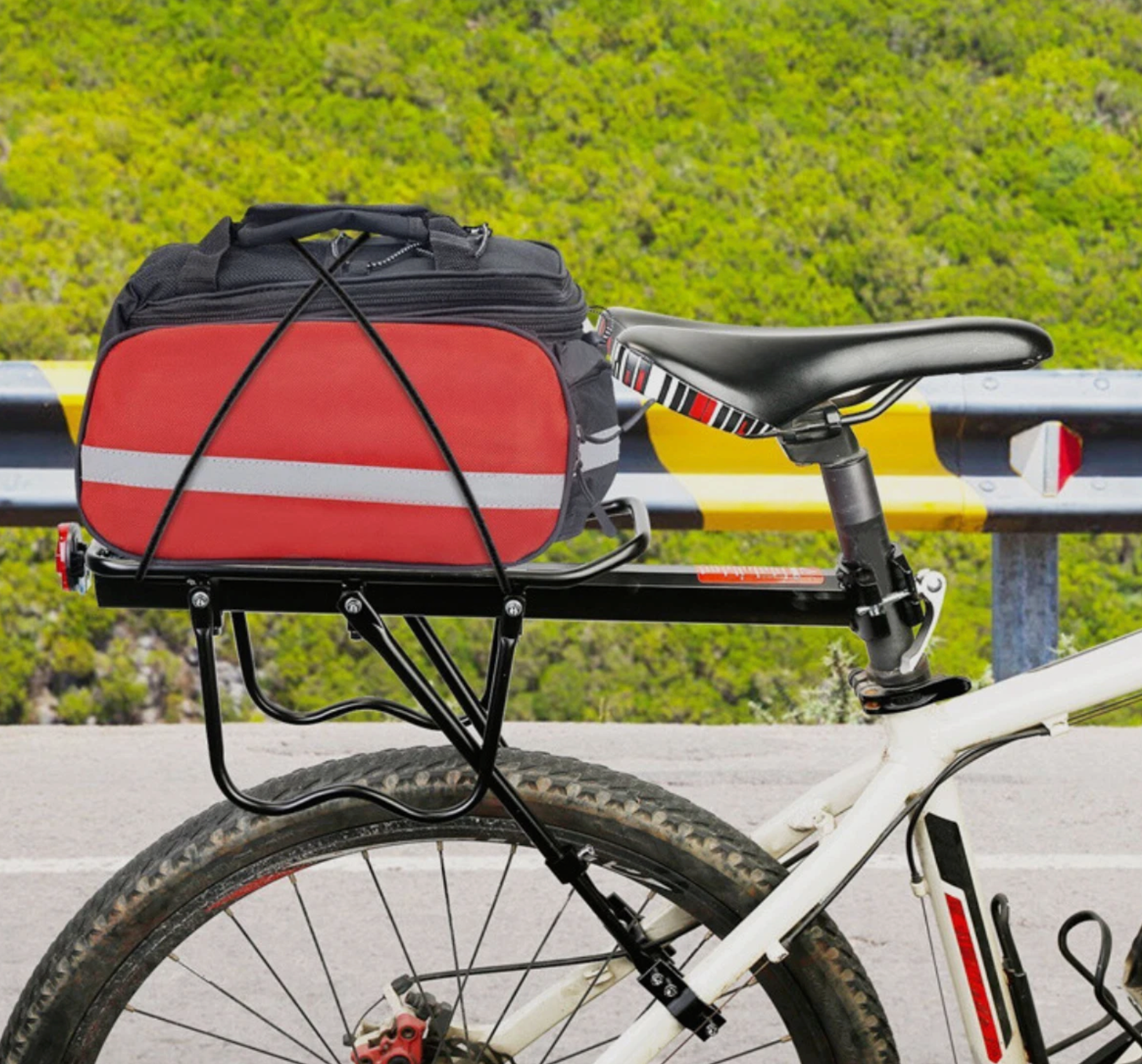 Bike Rear Cargo Rack Quick Release Carrier Bicycle Pannier Luggage Cargo Holder