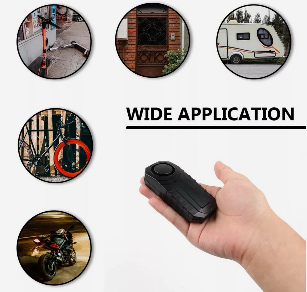 Wireless Anti-Theft Burglar Security Alarm For E-Bikes,Bikes,Motorcycle,Scooter And more