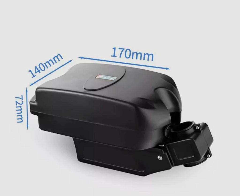 48v 14ah Electric Bike Li-ion Ebike Frog Seat Post Battery with 2a charger