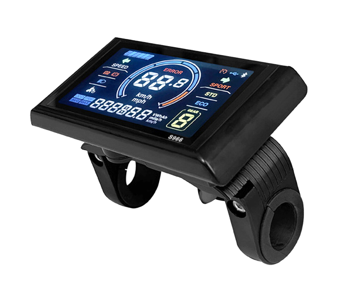 Ebike Colour SW900 LCD Display Control Electric Bicycle Speed Meter 36-72V
