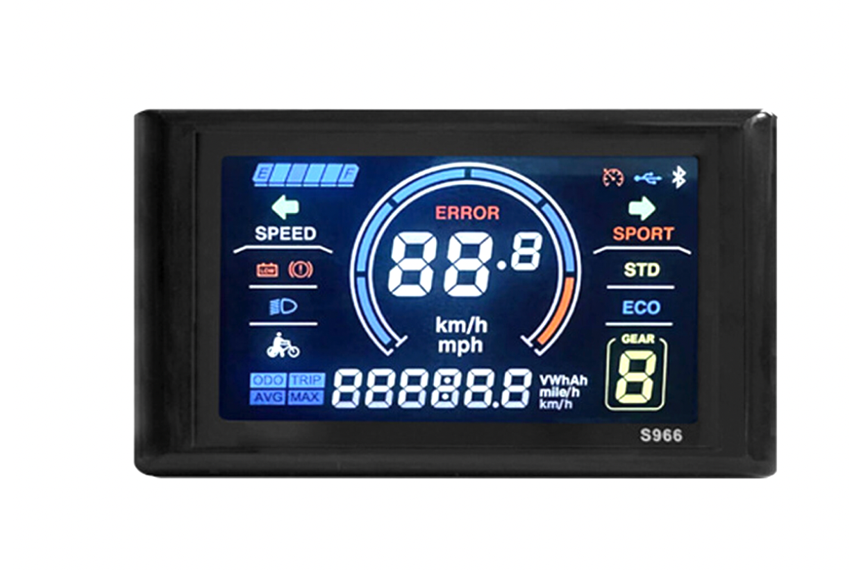 Ebike Colour SW900 LCD Display Control Electric Bicycle Speed Meter 36-72V