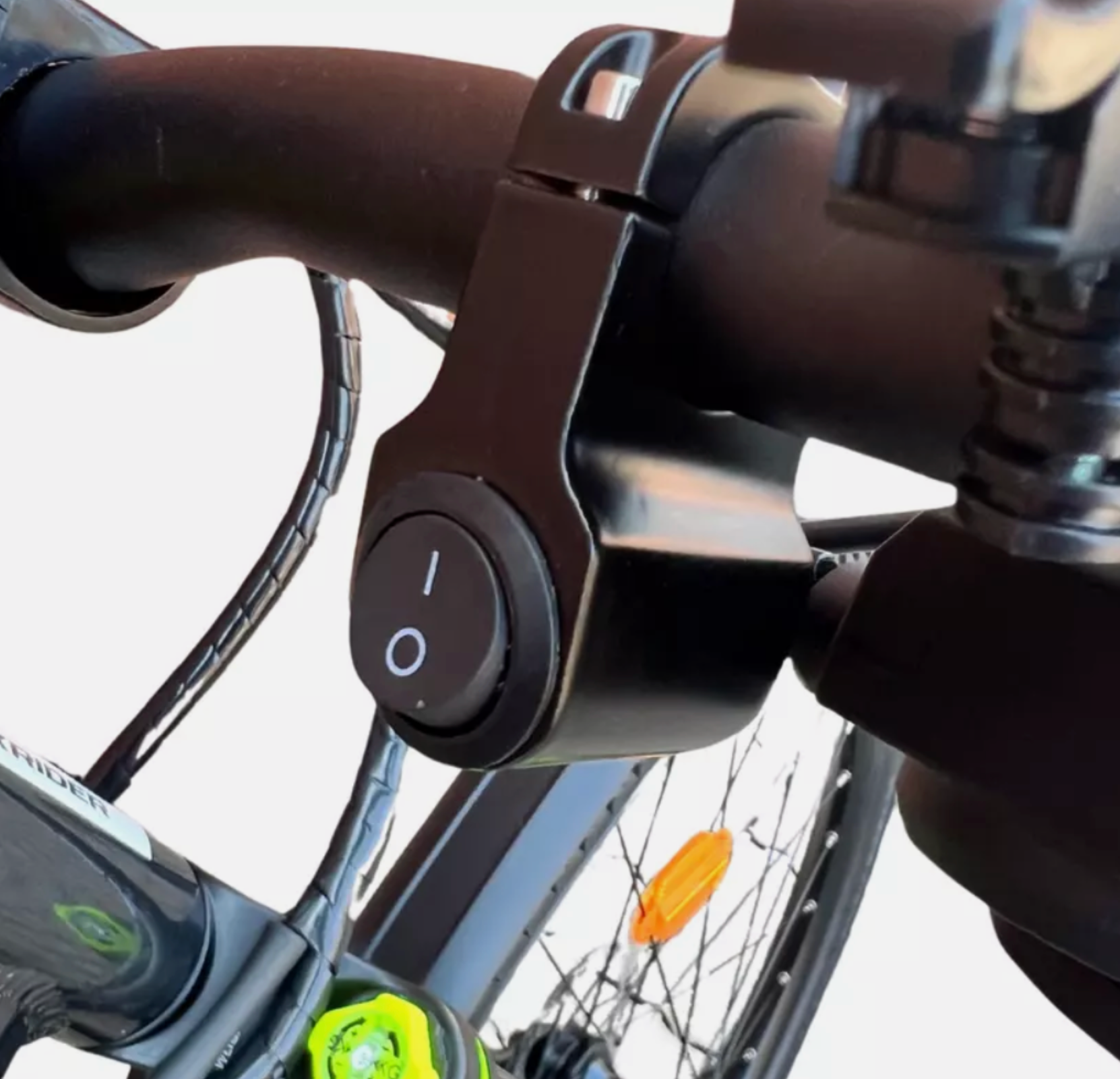 E-Bike Handlebar On/Off Rocker Switch electric bike/ E scooter Compatible/250w restrictor switch.