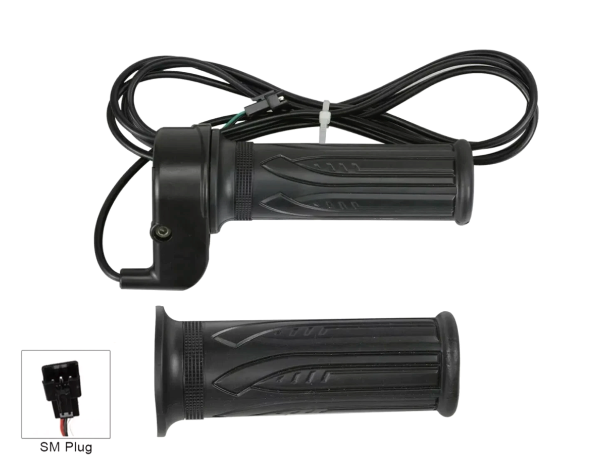Electric bike/Scooter/Ebike Full Twist Throttle 12v/24v/36v/48v 3pin sm plug