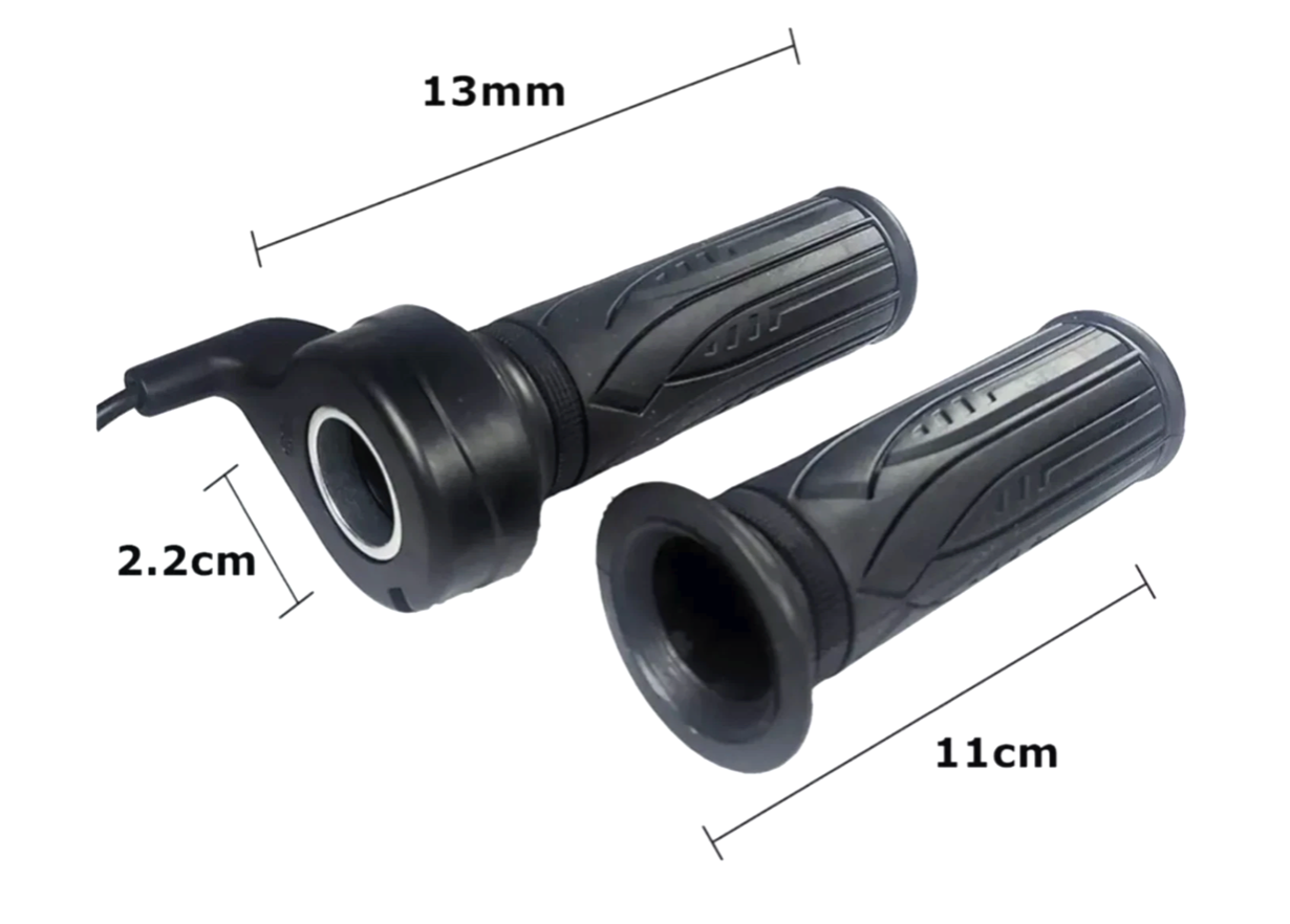 Electric bike/Scooter/Ebike Full Twist Throttle 12v/24v/36v/48v 3pin sm plug