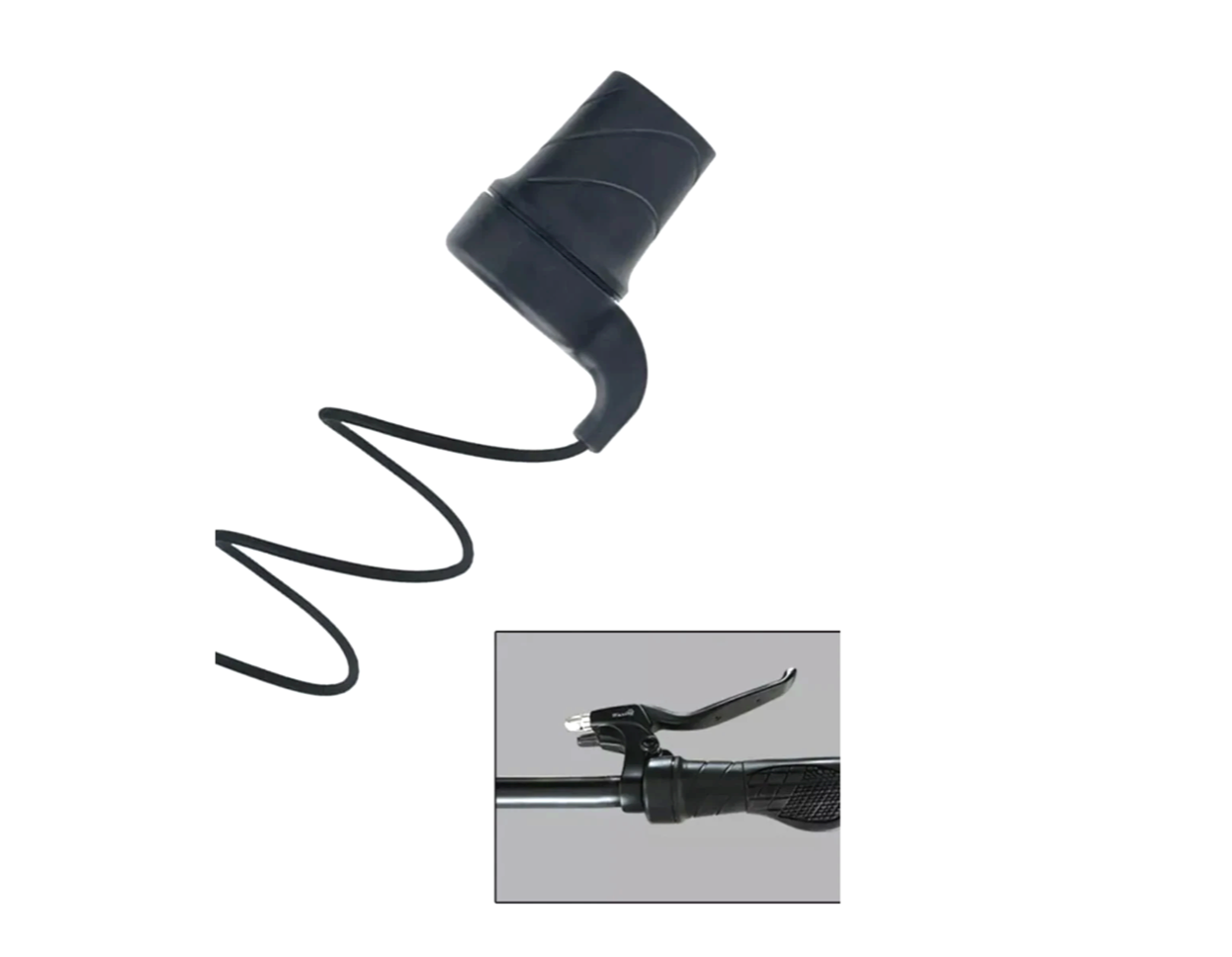 E-Bike 3-Pin Electric Bicycle Right Hand Wuxing Half Twisting Throttle