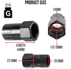 Shimano SRAM Cassette Freewheel Lockring Remover Removal Tool Deep Big Bore M14