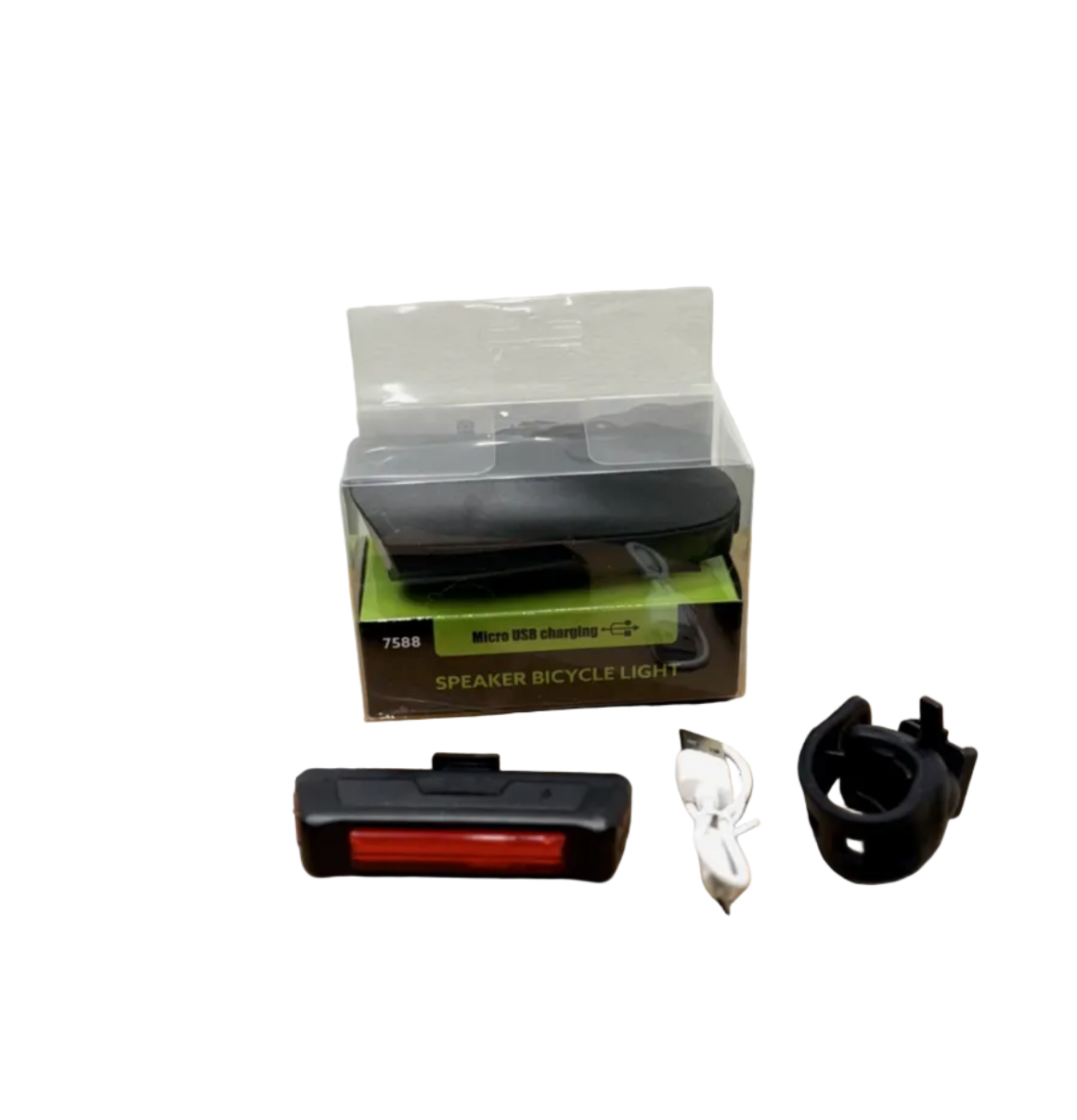 Bicycle Front and Rear Lights with Horn USB Rechargeable Bike Headlights