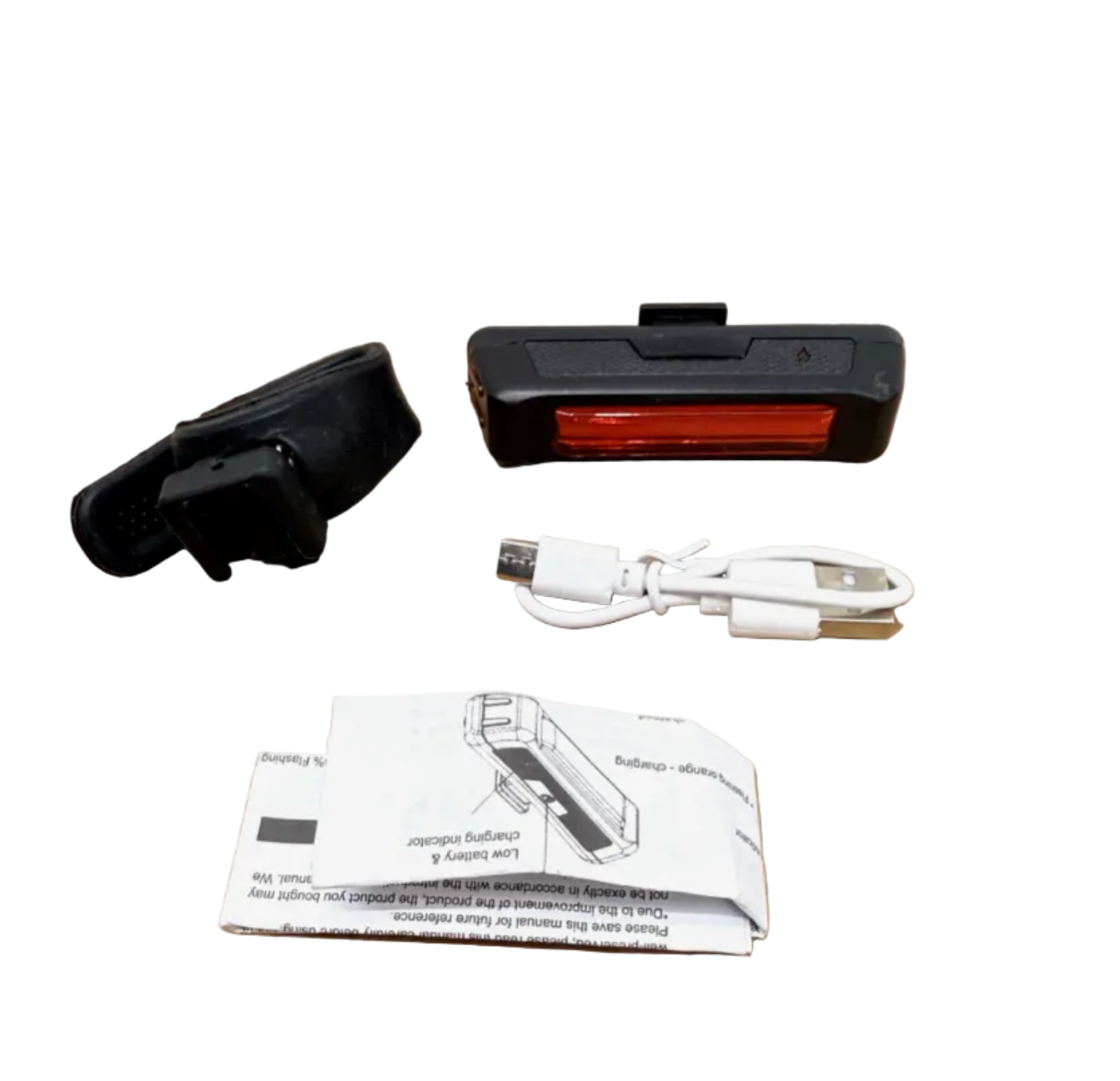 Bicycle Front and Rear Lights with Horn USB Rechargeable Bike Headlights