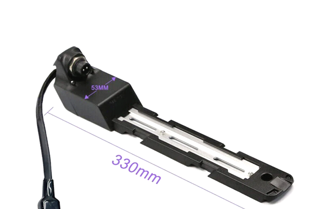 E-Bike Battery Mounting Plate Bracket Support 2 pin Tiger Shark