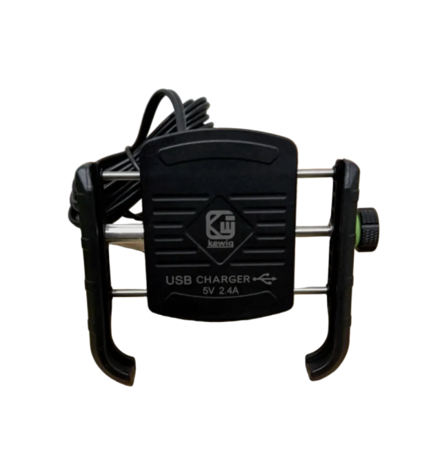Phone Charger Holder With USB Electric bike/Motorbike Mount Cradle Input 12V-90V