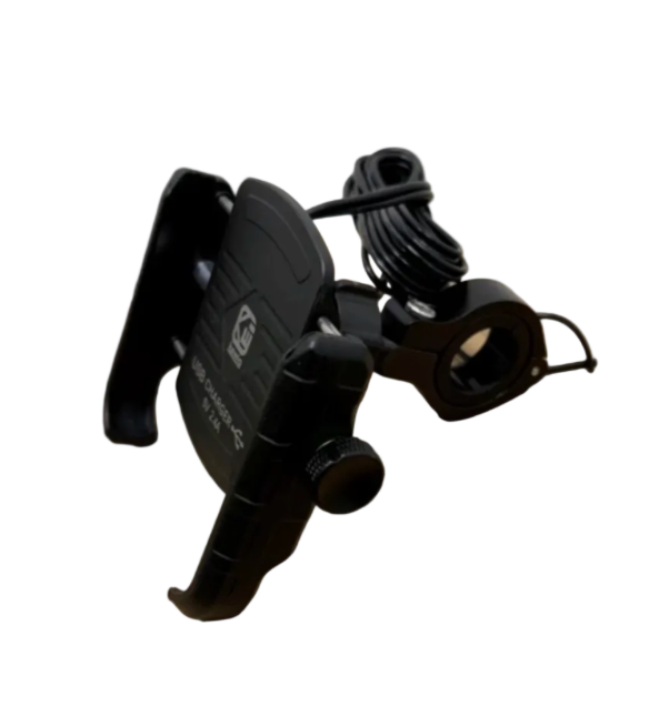 Phone Charger Holder With USB Electric bike/Motorbike Mount Cradle Input 12V-90V