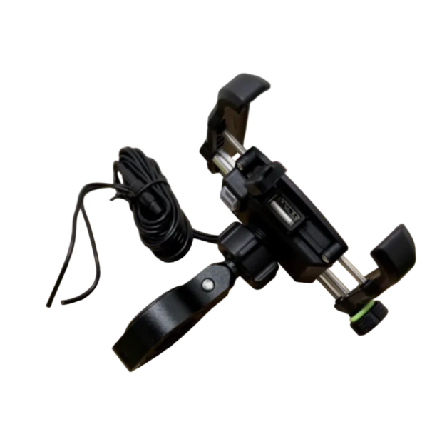 Phone Charger Holder With USB Electric bike/Motorbike Mount Cradle Input 12V-90V