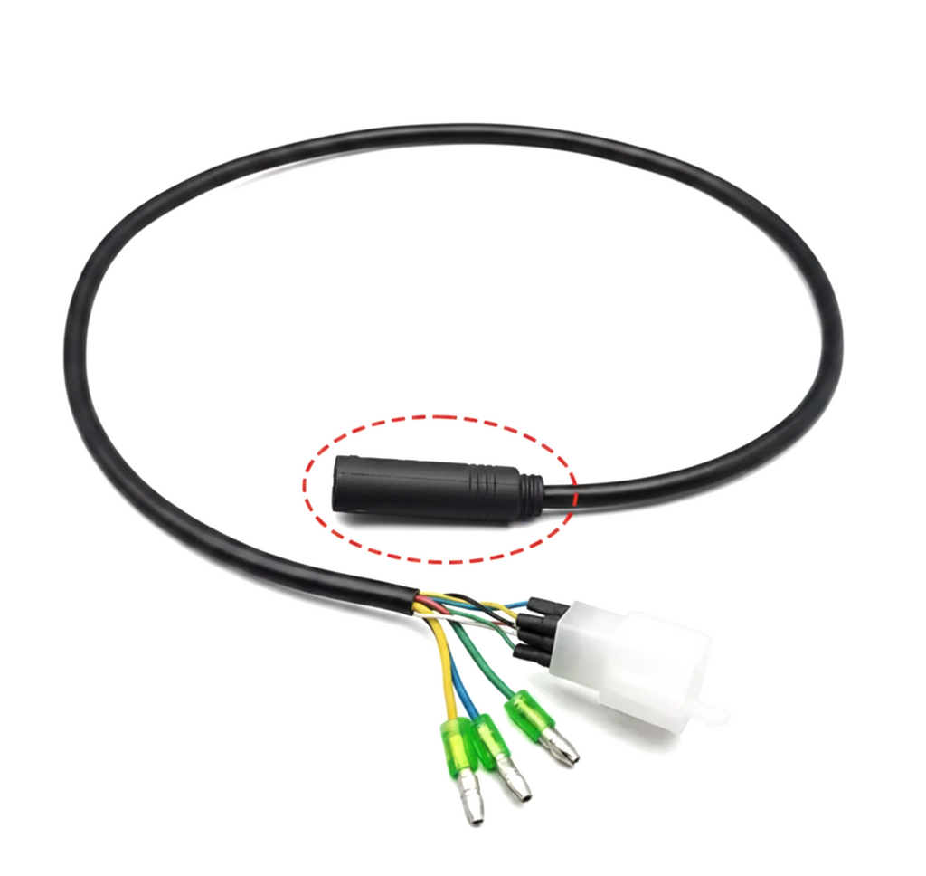 E-bike Electric Bicycle Hub Motor Extension Cable 9 Pin Female 120cm