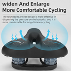 ROCKBROS Bike Saddle Hollow Breathable Soft MTB Road Shock Absorption Seat