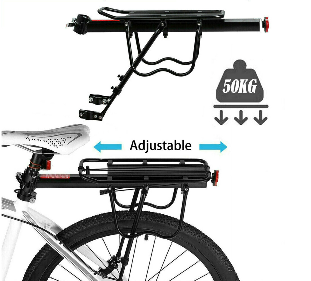 Bike Rear Cargo Rack Quick Release Carrier Bicycle Pannier Luggage Cargo Holder