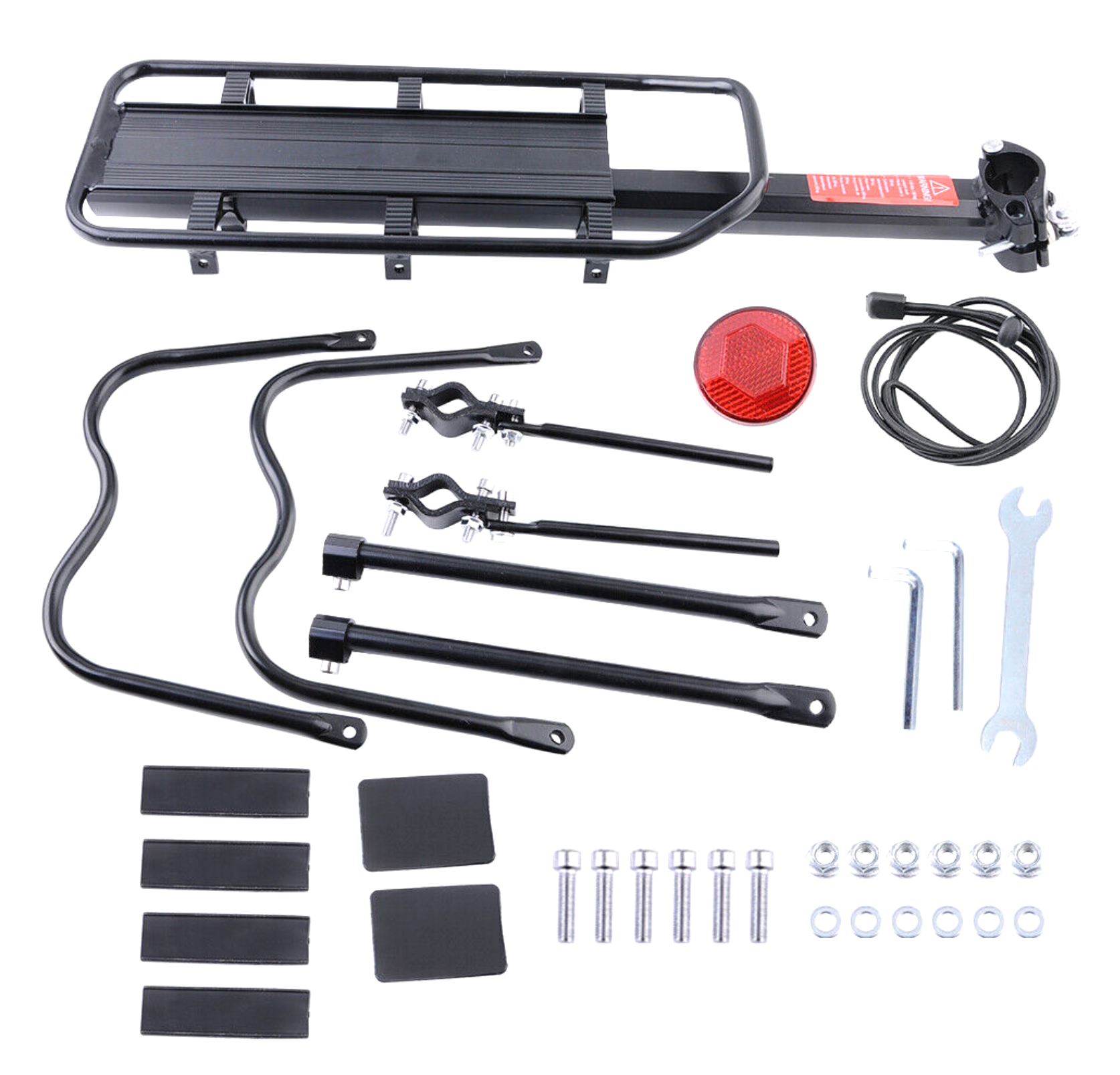 Bike Rear Cargo Rack Quick Release Carrier Bicycle Pannier Luggage Cargo Holder