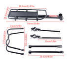 Bike Rear Cargo Rack Quick Release Carrier Bicycle Pannier Luggage Cargo Holder