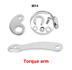 2X M14 Torque Arm E-Bike Heavy-Duty 5mm Stainless Steel 14x10mm Electric Bike