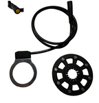 Electric Ebike Pedal Assist Sensor With Waterproof 3 Pin Plug Female 8 Magnet