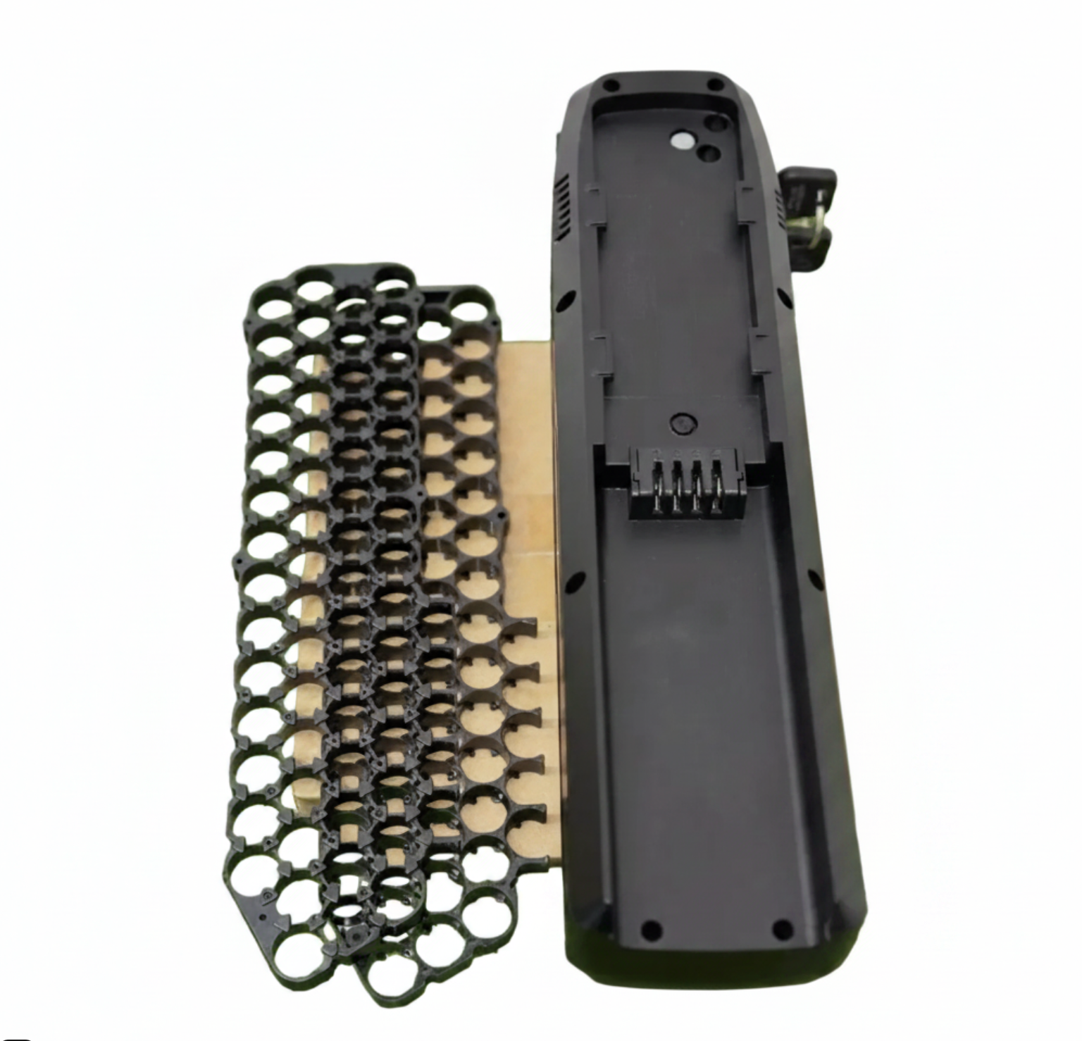 Hailong Down Tube E-bike Battery Box Case Shell 36V/48V With Holder Plate Keys