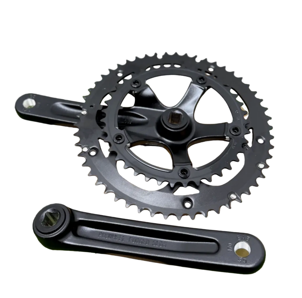 PROWHEEL RPF-521-N Road Bicycle Square Hole Crankset 7/8/9/10 Speed 53/39T 170mm