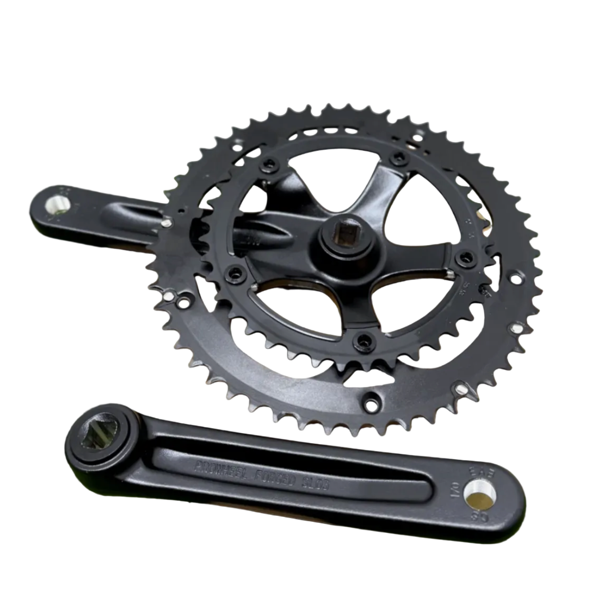 PROWHEEL RPF-521-N Road Bicycle Square Hole Crankset 7/8/9/10 Speed 53/39T 170mm