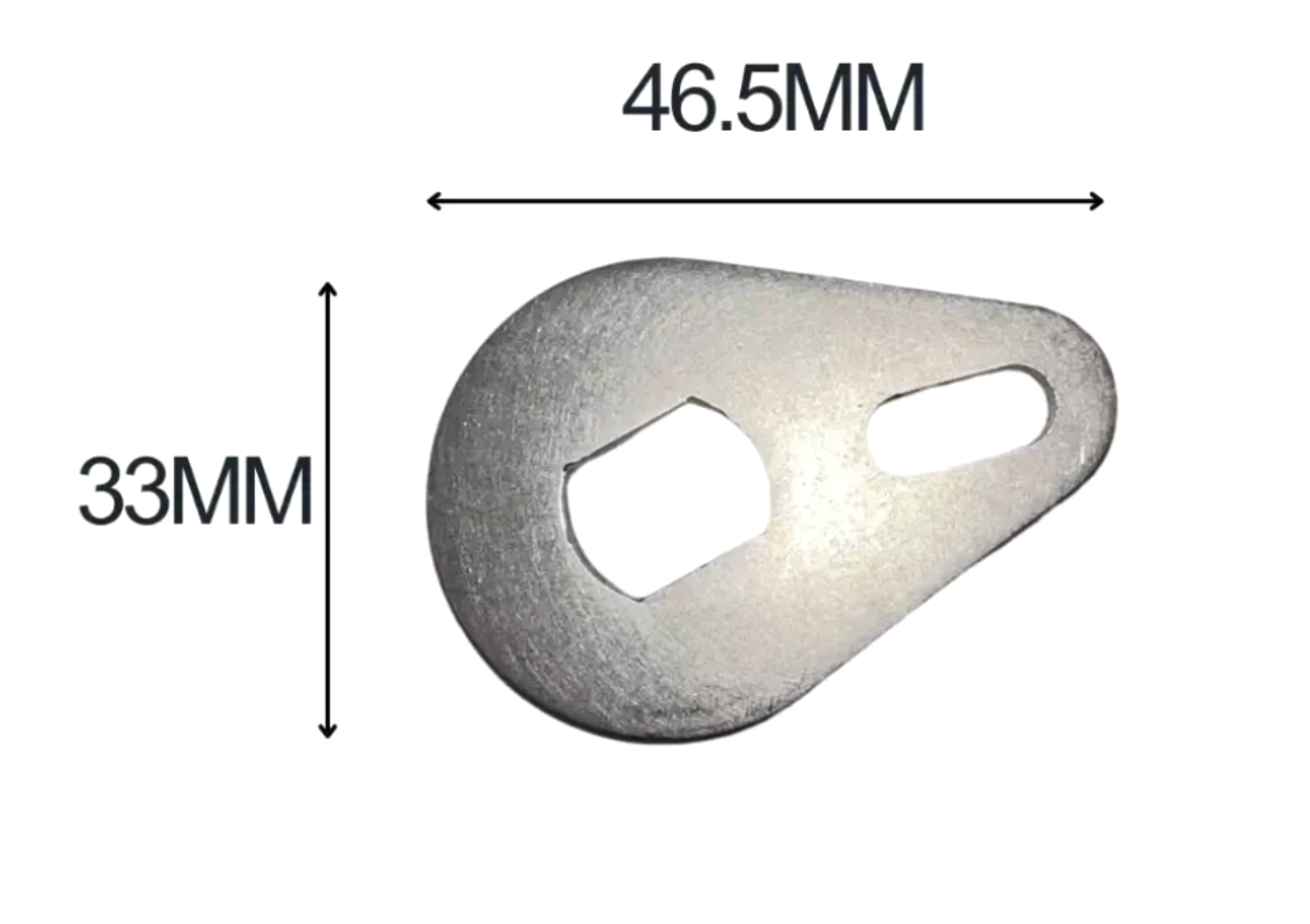 E Bike Torque Arm Universal Carrera Stainless M12,M14, M16 Thickness 5mm