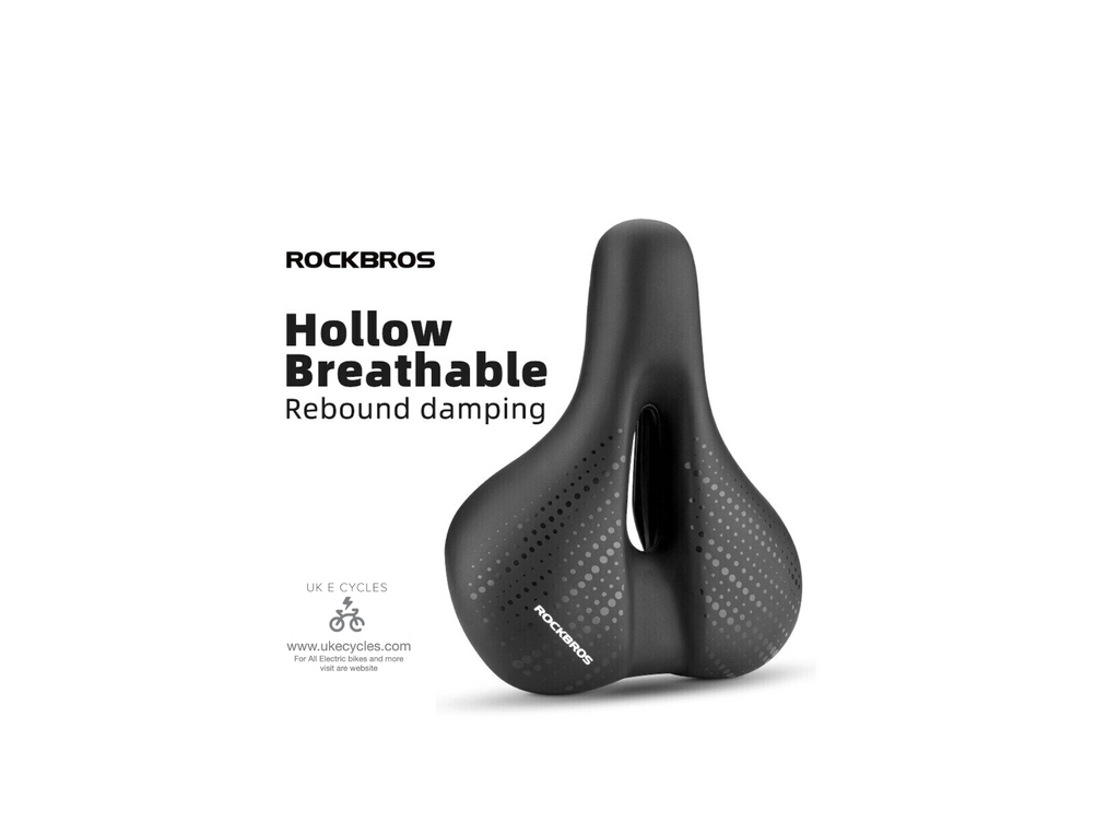 ROCKBROS Bike Saddle Hollow Breathable Soft MTB Road Shock Absorption Seat
