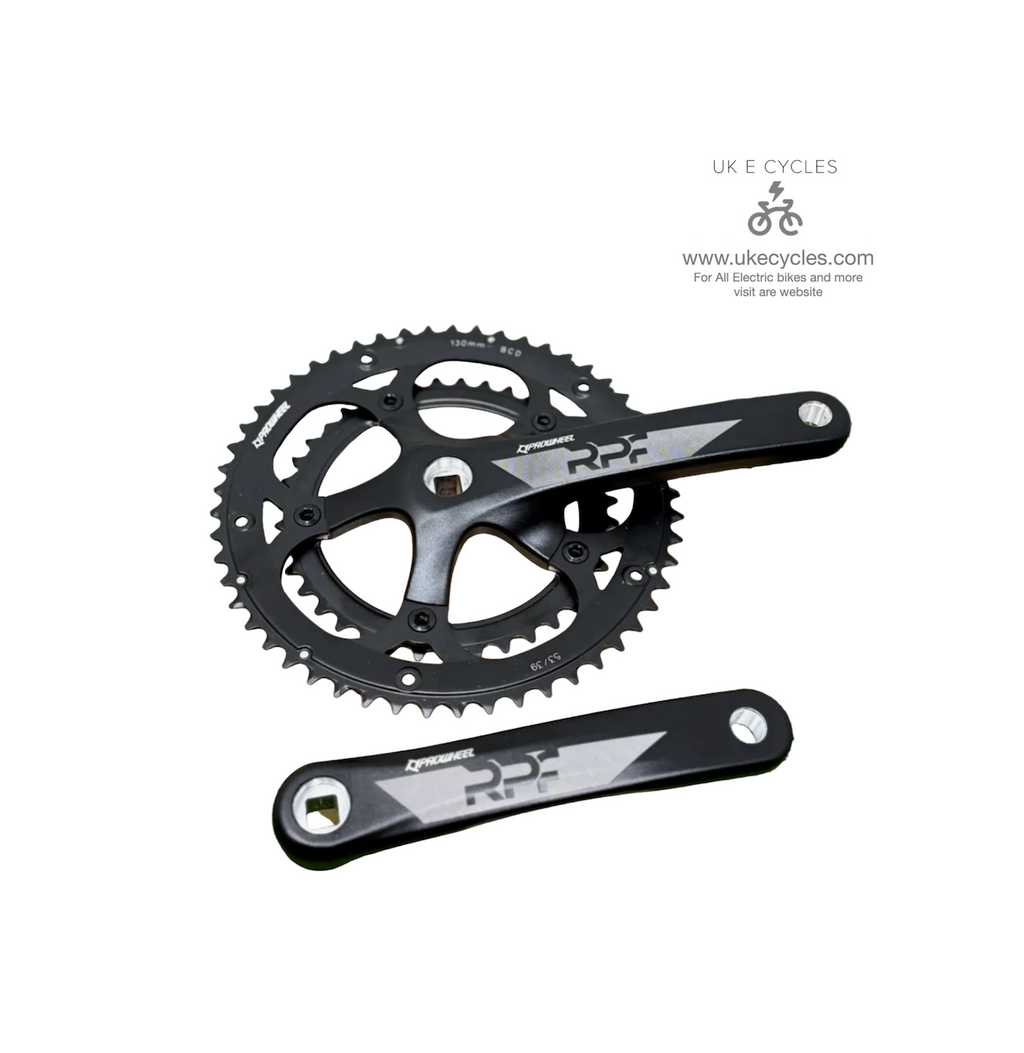 PROWHEEL RPF-521-N Road Bicycle Square Hole Crankset 7/8/9/10 Speed 53/39T 170mm