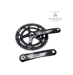 PROWHEEL RPF-521-N Road Bicycle Square Hole Crankset 7/8/9/10 Speed 53/39T 170mm