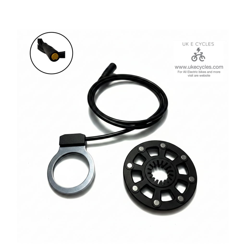 Electric Ebike Pedal Assist Sensor With Waterproof 3 Pin Plug Female 8 Magnet