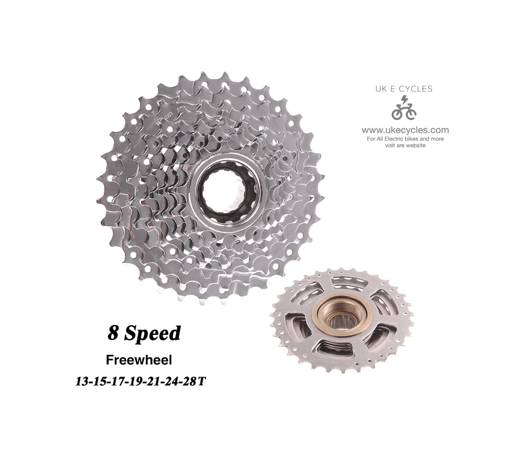 MTB 8Speed Freewheel Thread Sprocket Road Bike Freewheel 13-28T Screw-On
